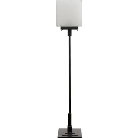 001 SI-2536848 | Primary Silo | Barzini Floor Lamp by Noir in matte black. Made from iron, frosted glass in a unique style.