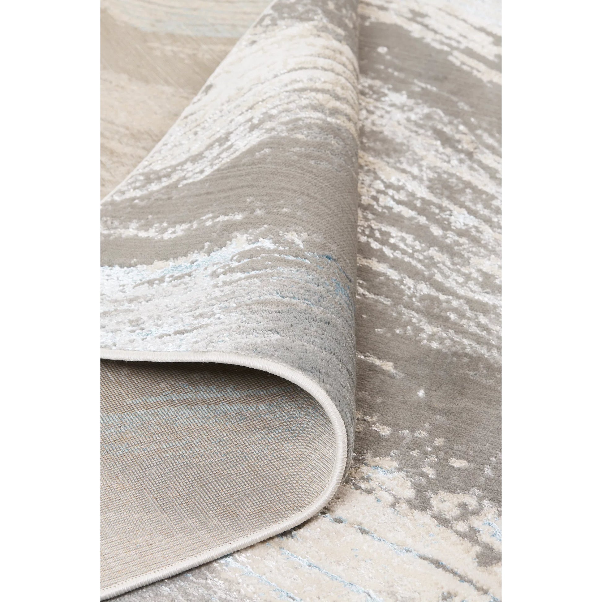 Azure Rug - 3524F by Feizy in gray, ivory, blue. Made from polyester, polypropylene in a unique style.