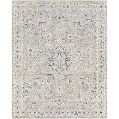Palazzo Rug - 23912 by Livabliss in taupe, rose, pale blue, denim, navy, brown. Made from 70% polyester, 30% viscose in a unique style.