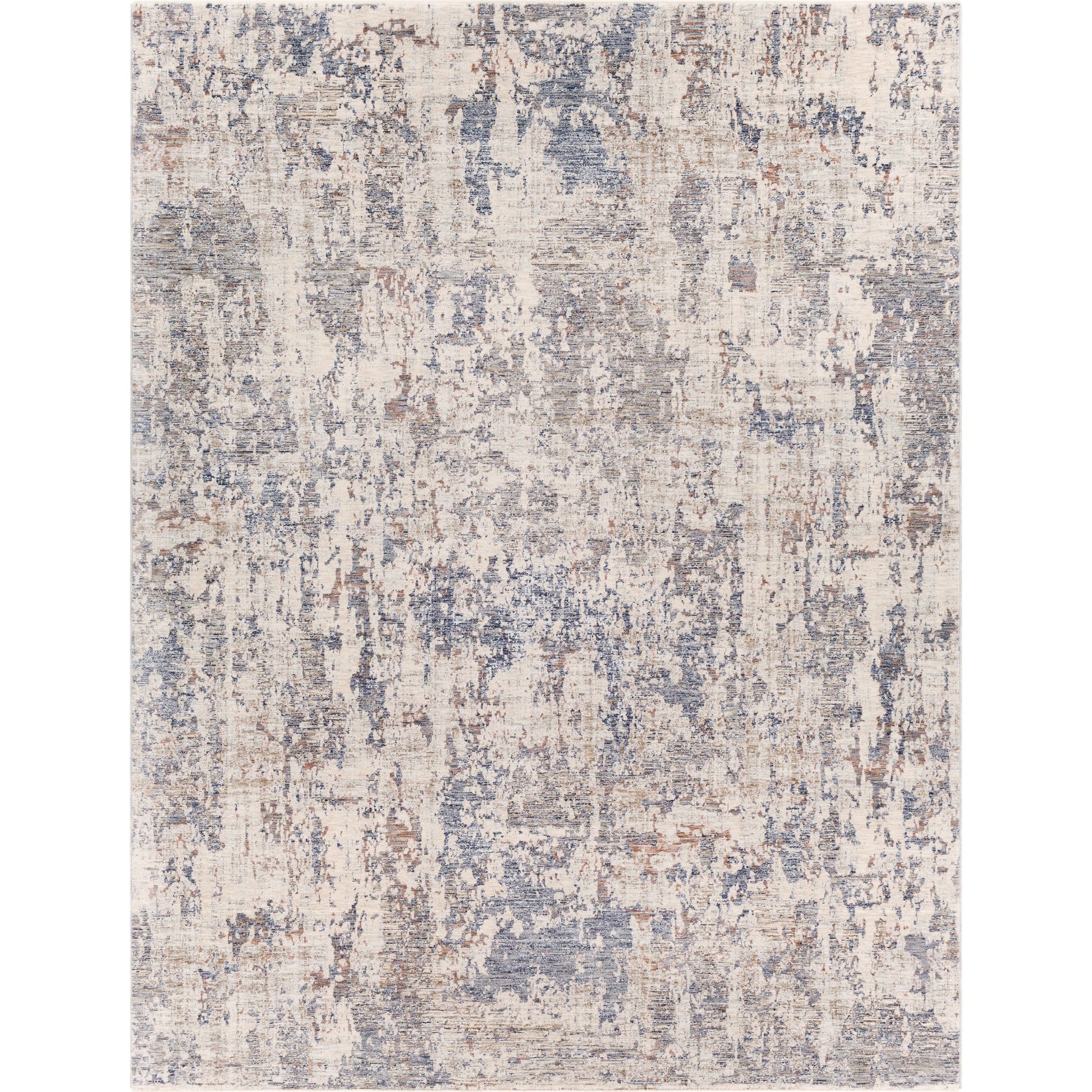 Palazzo Rug - 24139 by Livabliss in navy, denim, pale blue, brown, taupe, rose. Made from 70% polyester, 30% viscose in a unique style.