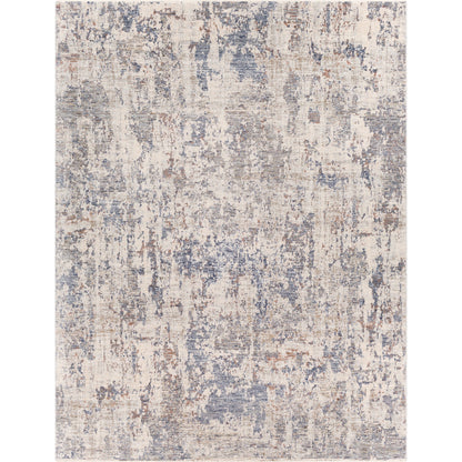 Palazzo Rug - 24139 by Livabliss in navy, denim, pale blue, brown, taupe, rose. Made from 70% polyester, 30% viscose in a unique style.