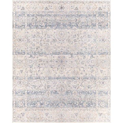 Palazzo Rug - 24354 by Livabliss in navy, brown, denim, taupe, pale blue, rose. Made from 70% polyester, 30% viscose in a unique style.