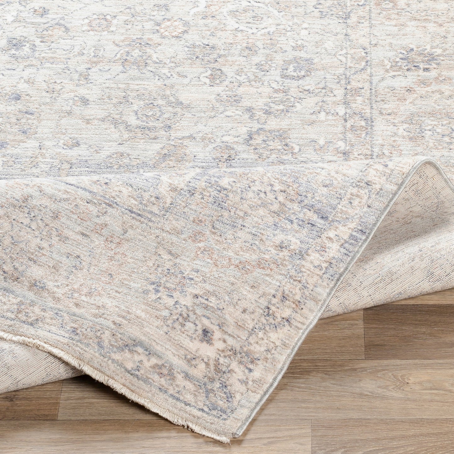 007 SI-1888062,SI-1888063,SI-1888064 | Closeup | Palazzo Rug - 24354 by Livabliss in navy, brown. Made from 70% polyester, 30% viscose in a unique style.