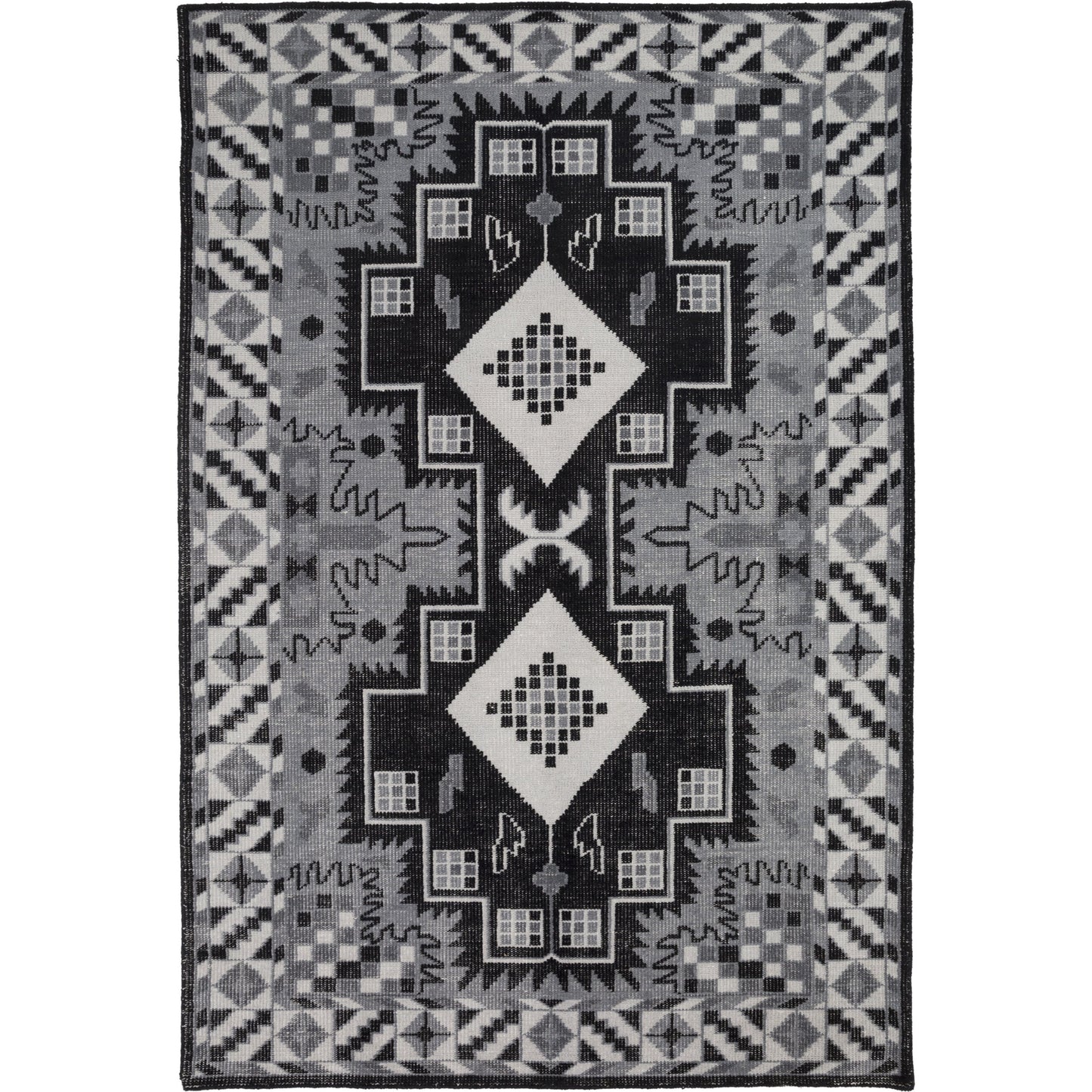 001 53247-21614,53247-21616 | Primary Silo | Pazar Rug - 10342 by Surya. Made from 80% wool, 20% cotton in a unique style.