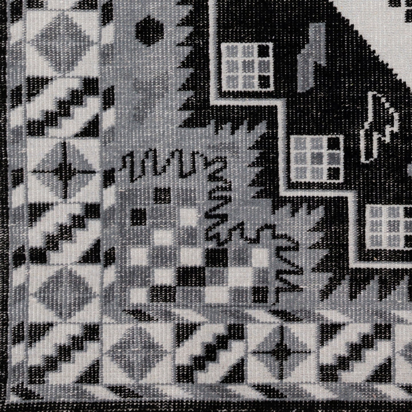 006 53247-21614,53247-21616 | Closeup | Pazar Rug - 10342 by Surya. Made from 80% wool, 20% cotton in a unique style.