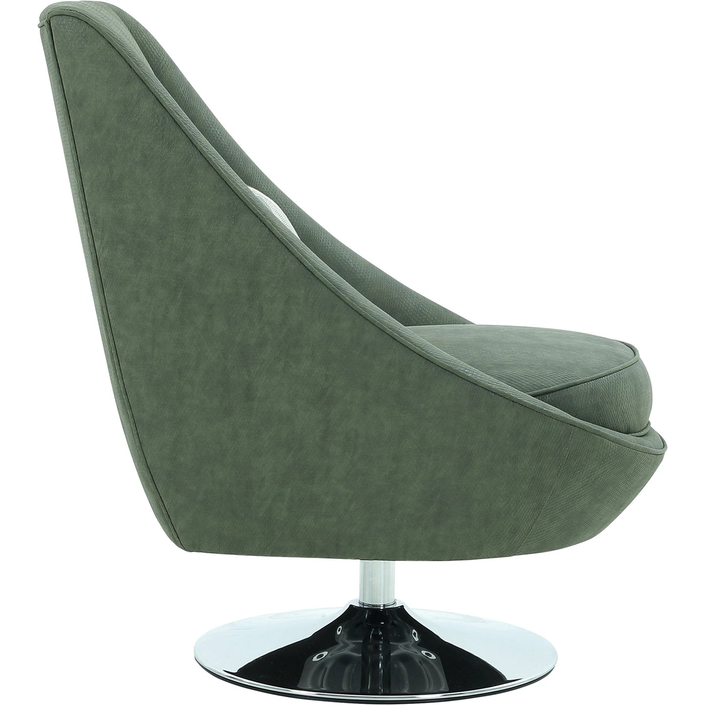 003 SI-1990624 | Additional Silo | Mason Swivel Chair by Pasargad Home in green. Made from polyester in a modern style.