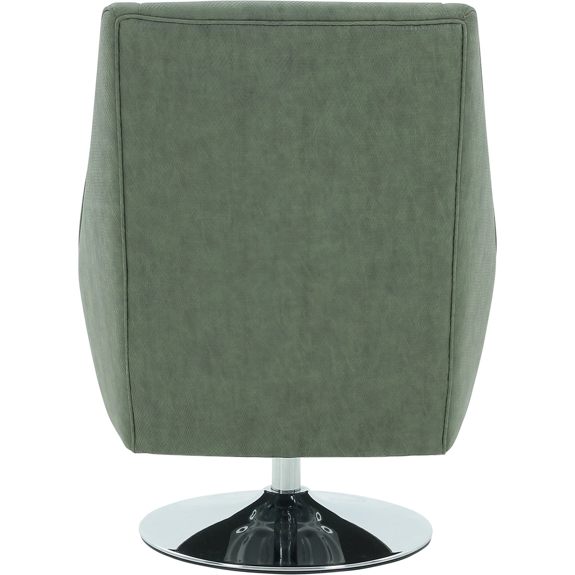 Mason Swivel Chair by Pasargad Home in green. Made from polyester in a modern style.