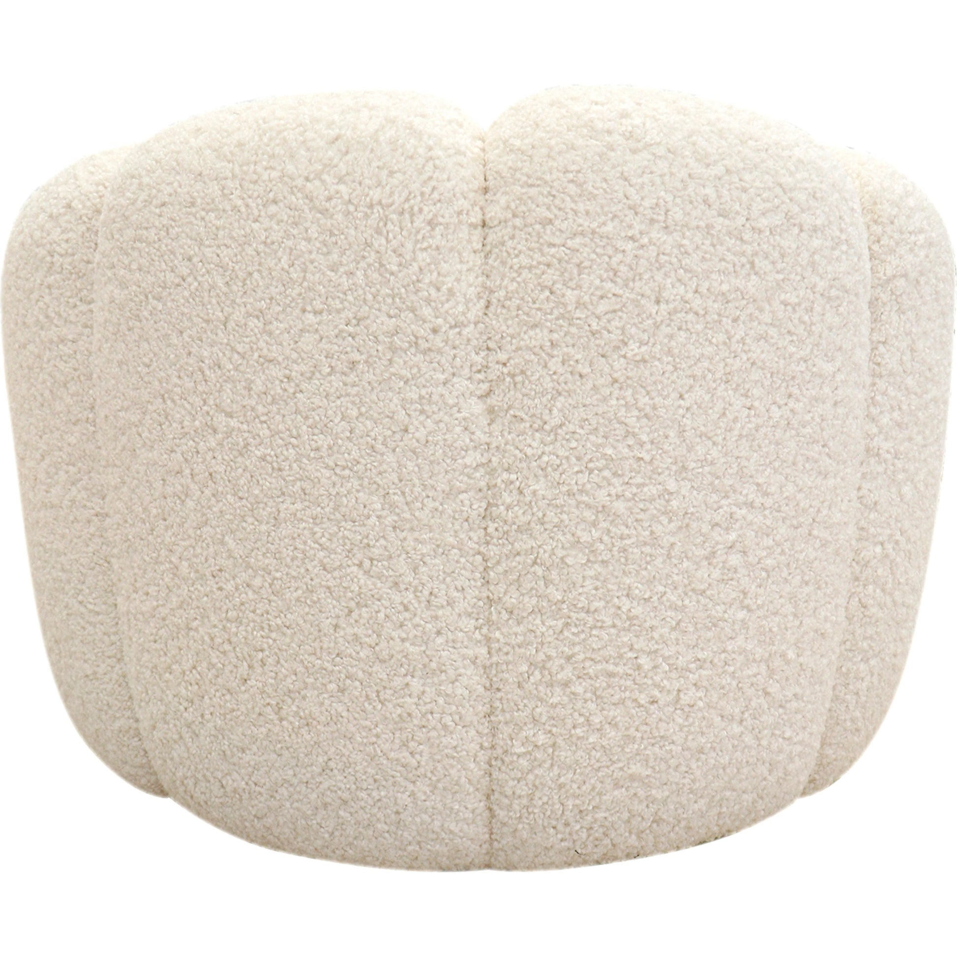 Pompeii Lounge Chair by Pasargad Home in cream. Made from polyester in a modern style.