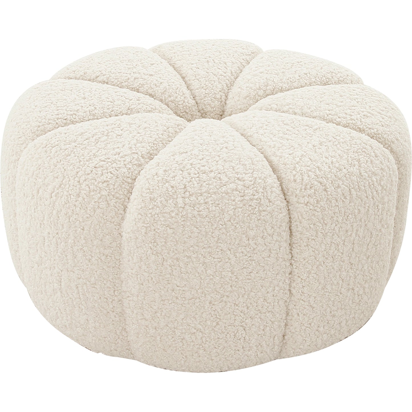 002 SI-1990636 | Additional Silo | Pompeii Ottoman by Pasargad Home in cream. Made from polyester in a modern style.