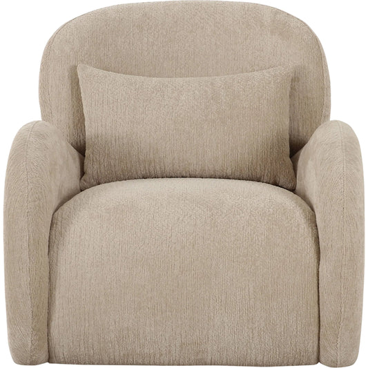 Moderno Accent Chair - PZW-24077 by Pasargad Home in brown, beige. Made from polyester in a unique style.