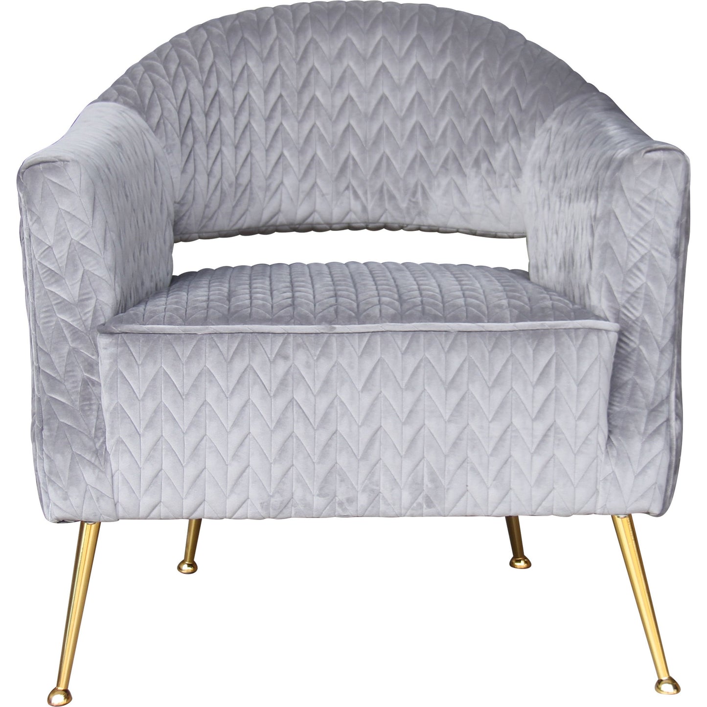 002 SR-700654 | Additional Silo | Lafayette Chair by Pasargad Home in gold and silver. Made from velvet in a modern style.