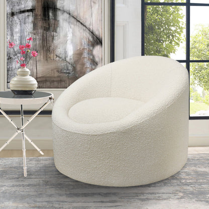 Sienna Swivel Chair by Pasargad Home. Made from polyester fabric in a modern style.