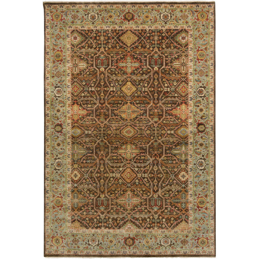 Pazyryk Rug - 17423 by Surya. Made from 80% wool, 20% cotton in a unique style.