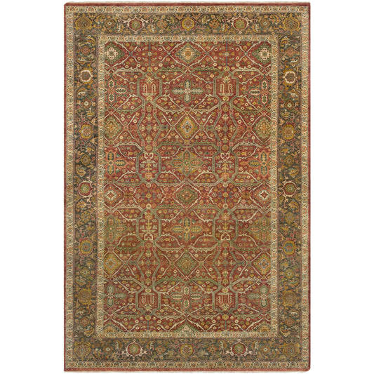 Pazyryk Rug - 17423 by Surya. Made from 80% wool, 20% cotton in a unique style.