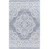 White, Gray / 2' x 3'