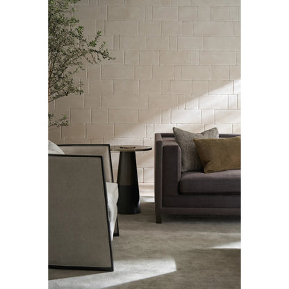 Tuxedo Sofa by Caracole in brushed deep bronze. Made from unique in a unique style.