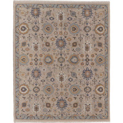 Corbitt Traditional Oriental Rug - 0613F by Feizy in tan, blue, gold. Made from unique in a unique style.