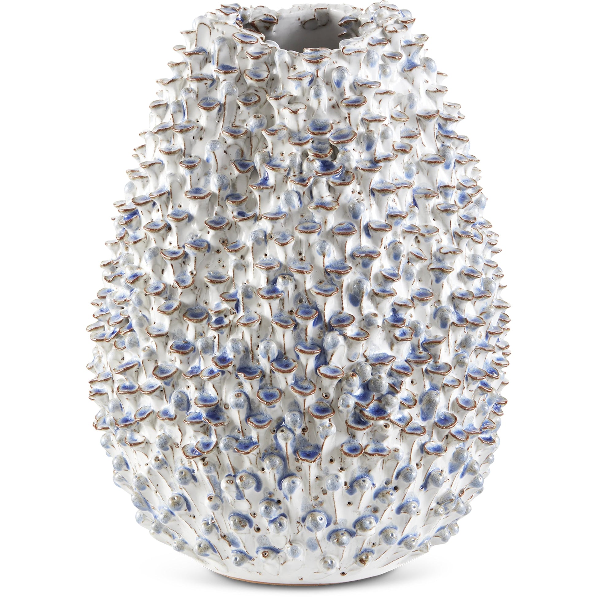 Milione Vase by Currey and Company. Made from ceramic in a coastal style.