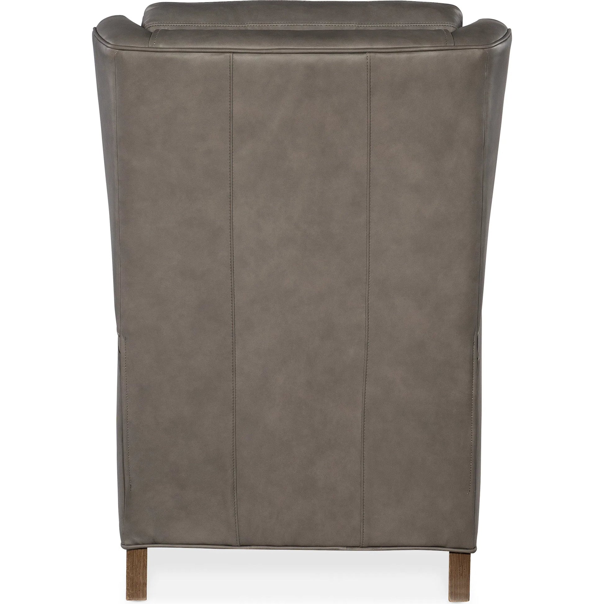 Thomas Recliner by Bradington-Young by Hooker Furniture. Made from leather in a unique style.