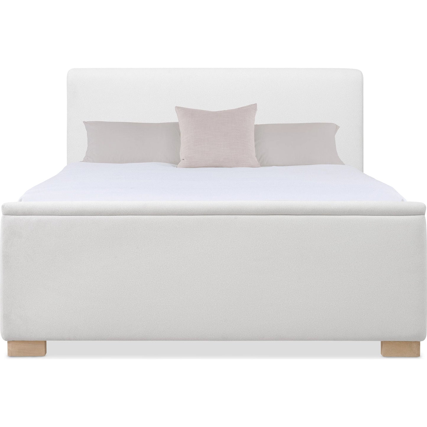 003 SI-2333067 | Additional Silo | Banyon Bay Queen Upholstered Bed by Hooker Furniture in beige. Made from 100% polyester in a transitional style.
