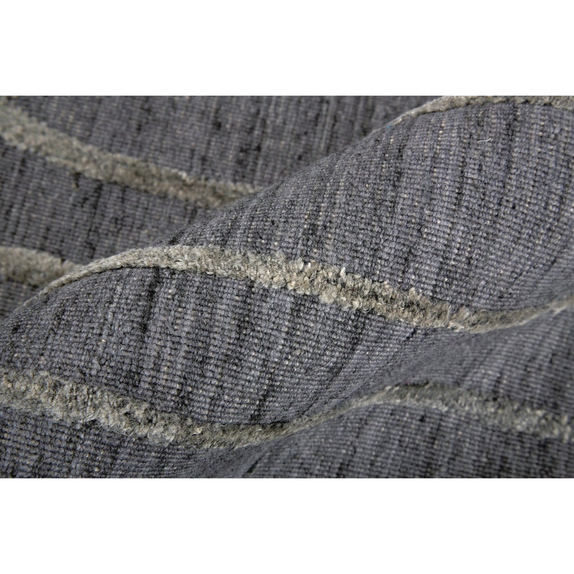Haverhill Transitional Solid Rug - T07T8000 by Thom Felicia by Feizy Rugs in gray, silver. Made from viscose, wool in a unique style.