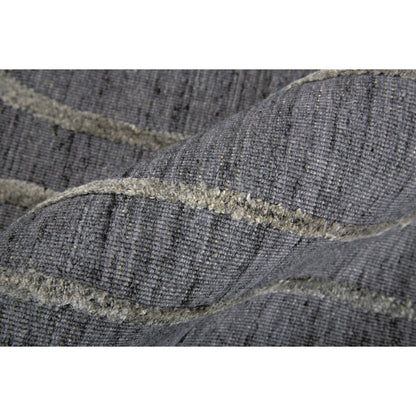 Haverhill Transitional Solid Rug - T07T8000 by Thom Felicia by Feizy Rugs in gray, silver. Made from viscose, wool in a unique style.