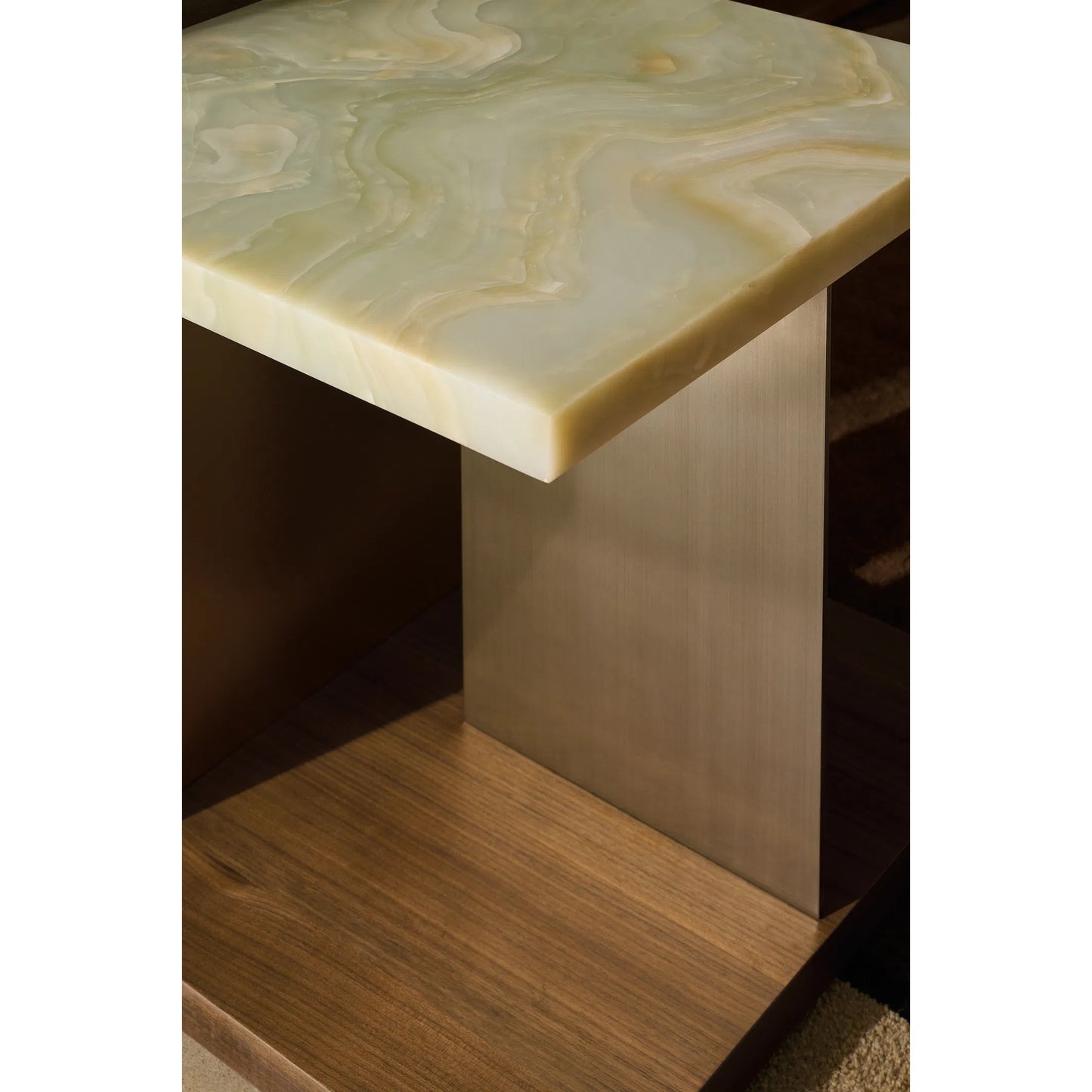 030 SI-2193873 | Closeup | Cape Verde End Table by Caracole. Made from unique in a modern style.