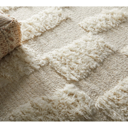 Ashby Transitional Geometric Rug - 8907F by Feizy in ivory. Made from wool in a unique style.