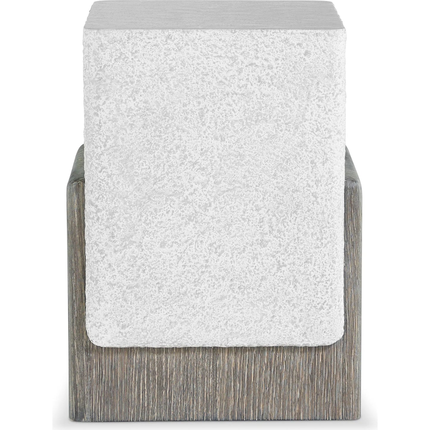 000 SI-2534109 | Additional Silo | Monolith Accent Table by Bernhardt in ivory. Made from wood, resin in a unique style.