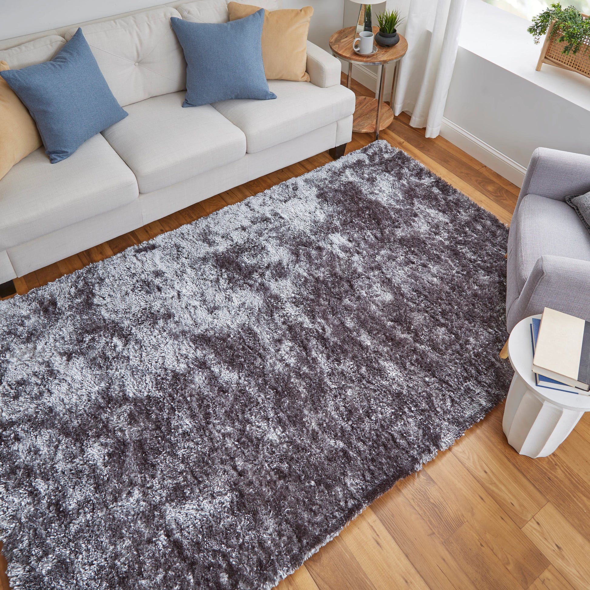 Blunham Solid Rug - 4116F by Feizy in gold, green. Made from polyester, cotton in a unique style.