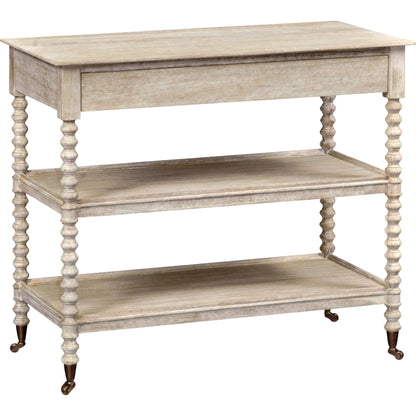 Tormarton End Table by Jonathan Charles in grey and washed acacia. Made from acacia in a transitional style.
