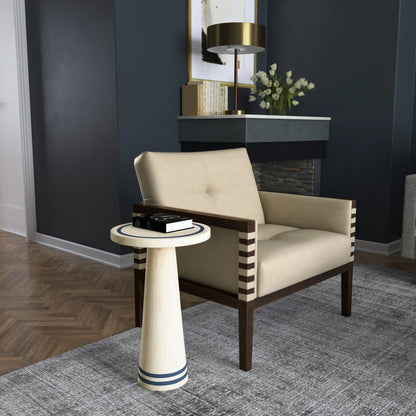 Carverdale Club Chair by Hooker Furniture in grey and maddie gray. Made from leather in a modern style.