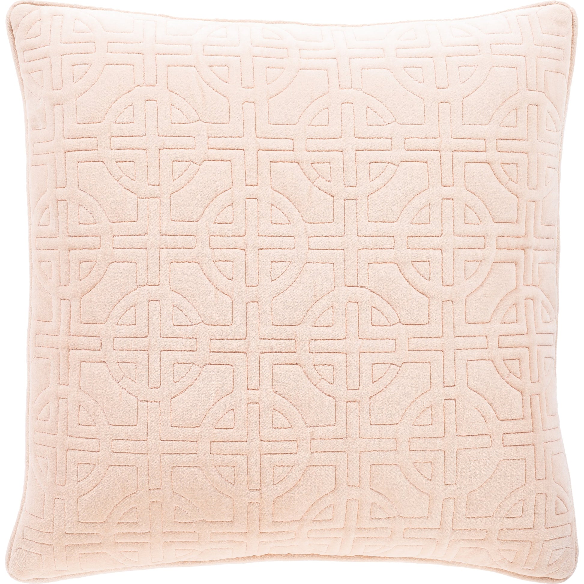 Quilted Cotton Velvet Pillow - 24111 by Surya. Made from 100% cotton in a transitional style.