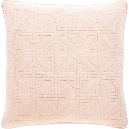 Quilted Cotton Velvet Pillow - 24111 by Surya. Made from 100% cotton in a transitional style.