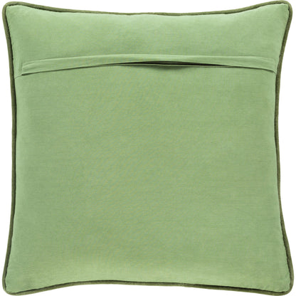 Quilted Cotton Velvet Pillow - 24111 by Surya. Made from 100% cotton in a transitional style.