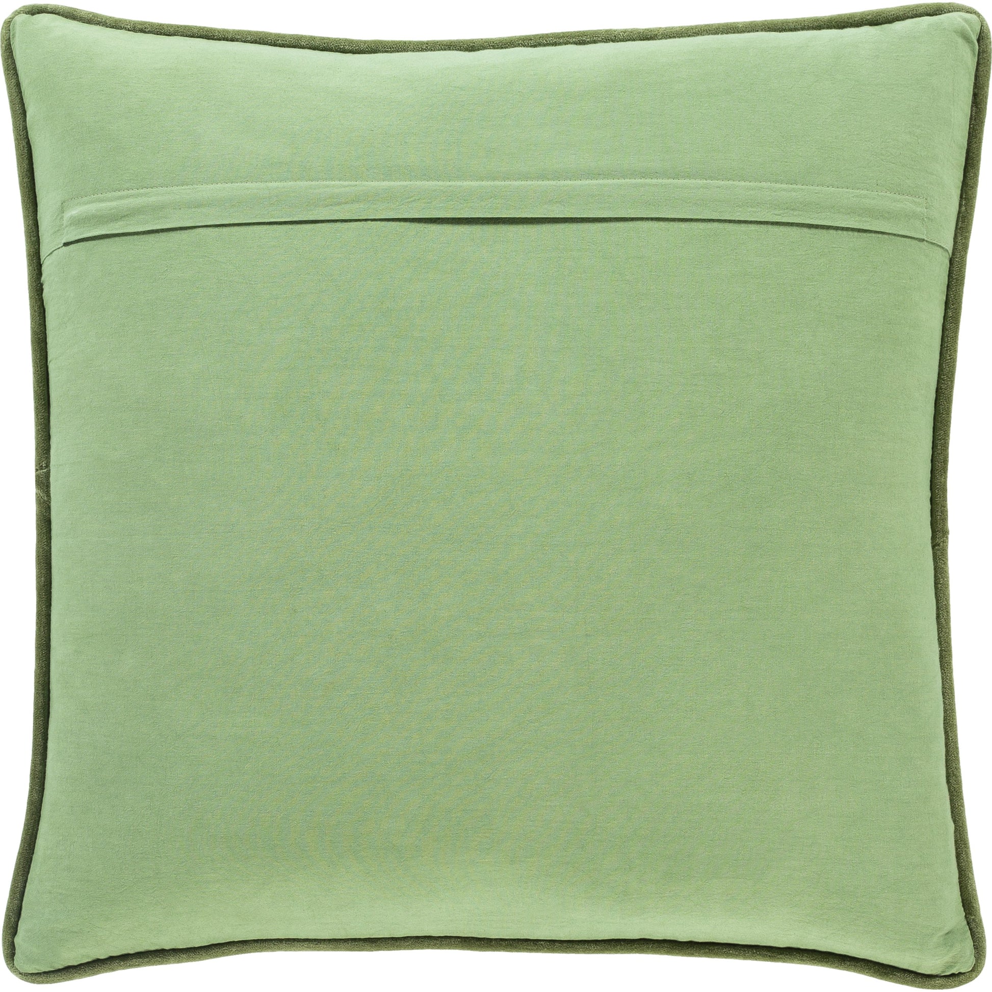 Quilted Cotton Velvet Pillow - 23112 by Surya. Made from 100% cotton in a transitional style.