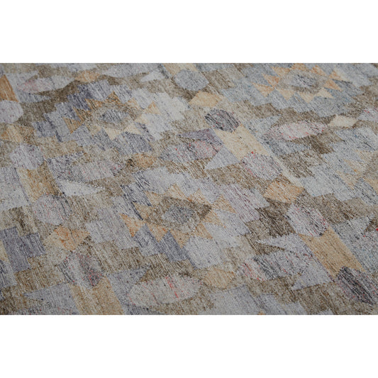 Beckett Eco Moroccan Mosaic Rug - 0818F by Feizy in gray, multi. Made from pet in a unique style.