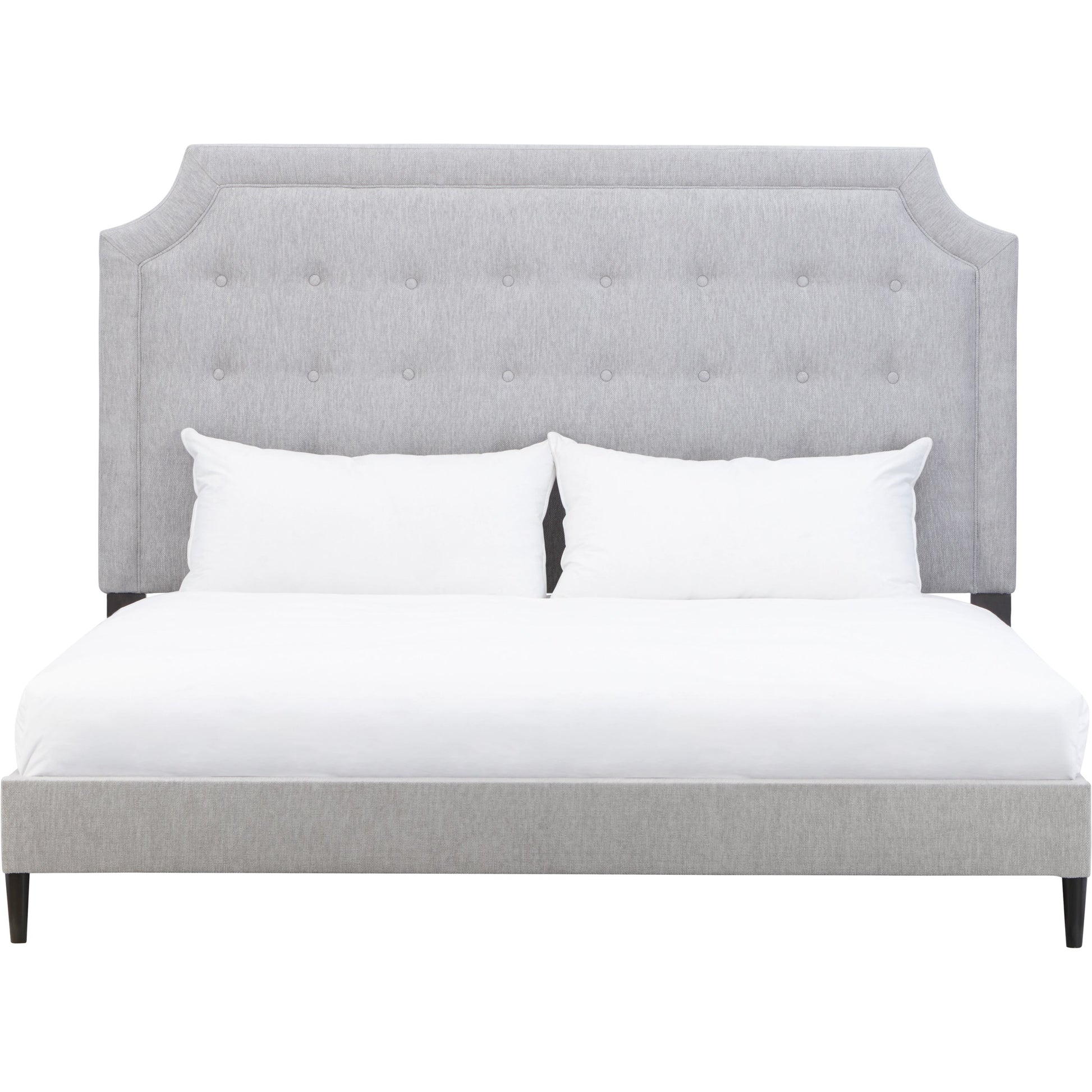 Zest Scooped Welt Upholstered Bed by Zest. Made from mdf, partical board in a modern style.