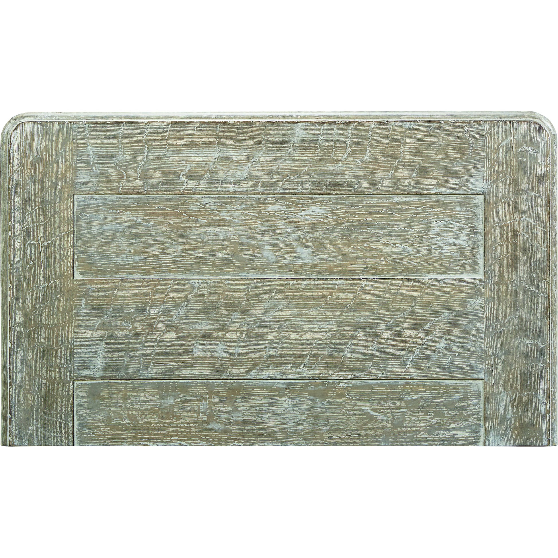 Summer Creek Light Keeper's Bedside Chest by A.R.T. Furniture in gray and scrubbed oak. Made from flakey cathedral oak veneer, parawood solids in a traditional style.