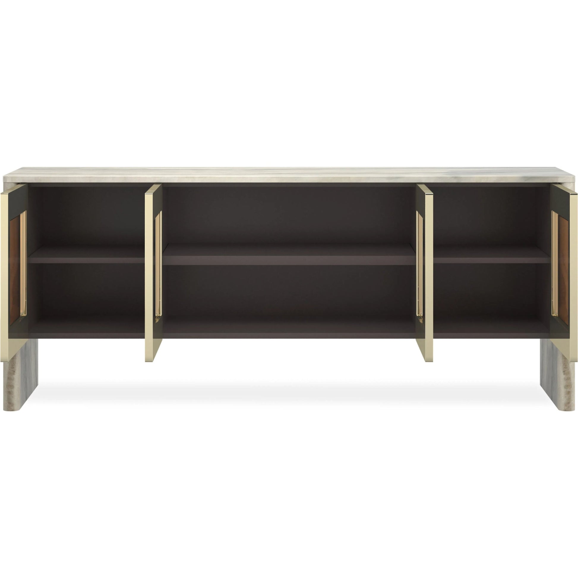 Sojourn Sideboard by Caracole in whisper of gold. Made from unique in a unique style.