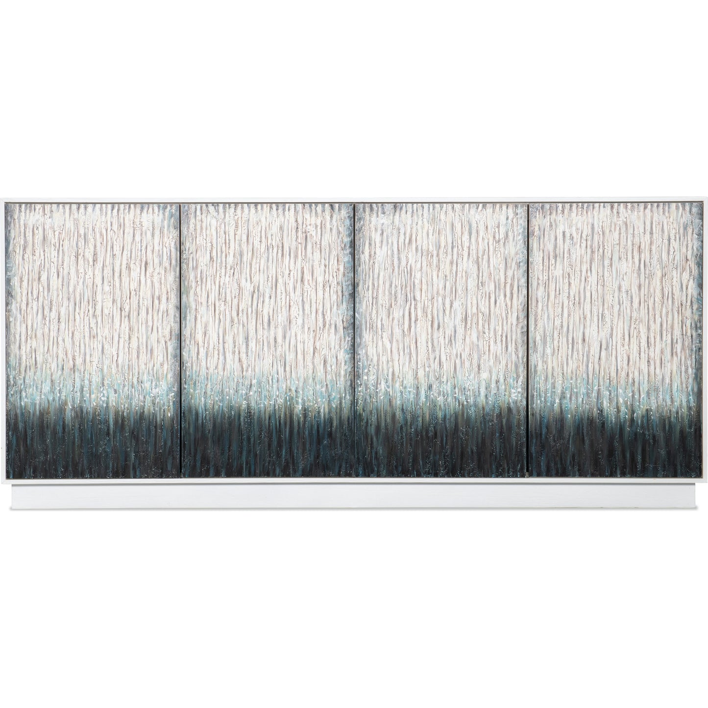 003 SI-2133591 | Additional Silo | Melange Mediterranean Entertainment Credenza by Hooker Furniture in white. Made from pine, maple veneers in a modern style.