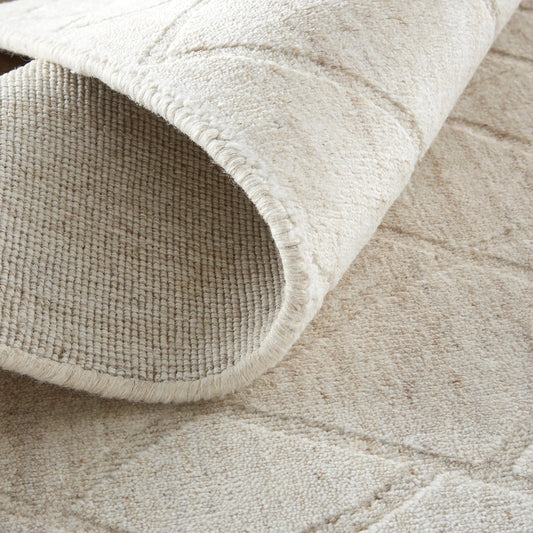 Redford Transitional Solid Rug - 8846F by Feizy in ivory, gray. Made from 70% viscose, 30% wool in a unique style.