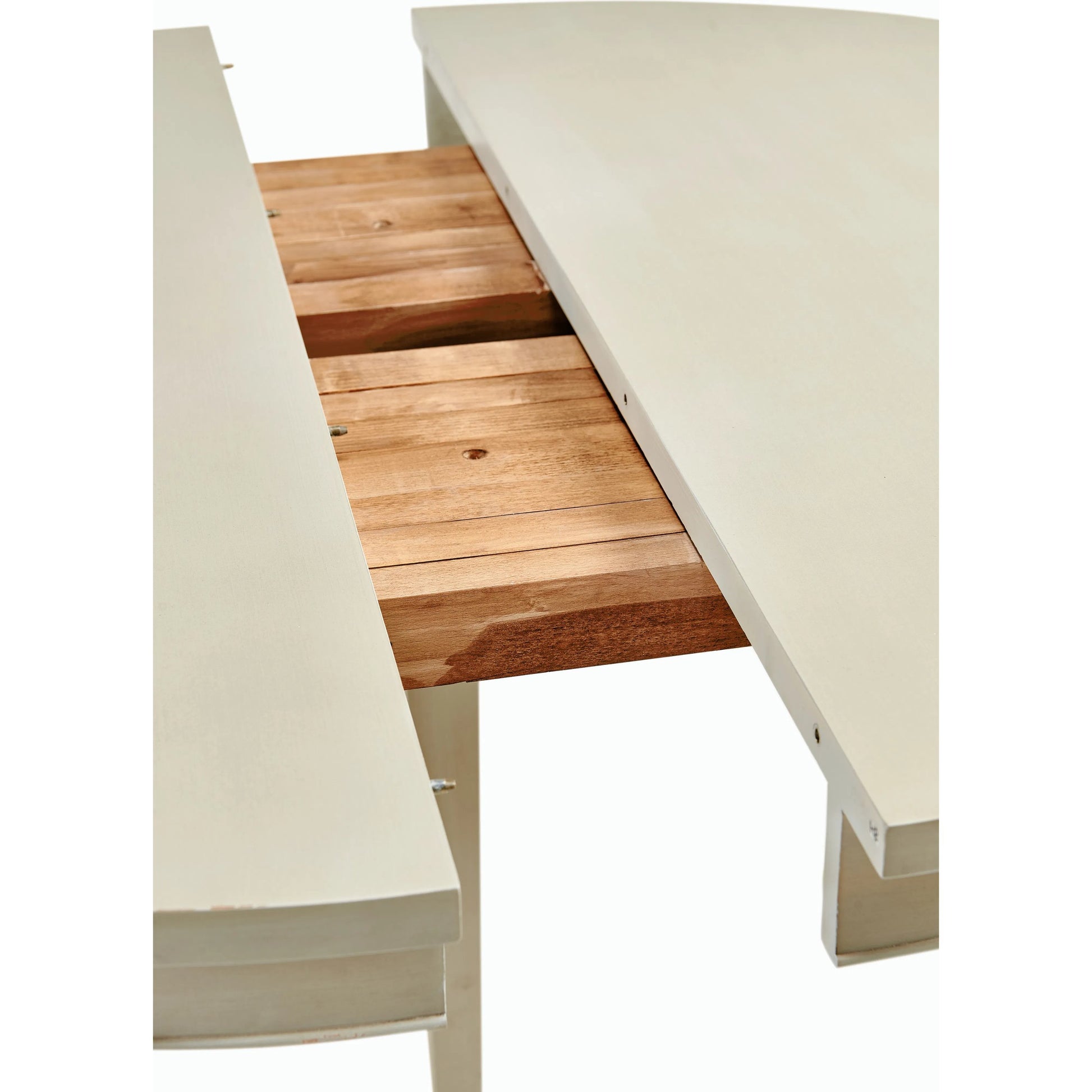 Timeless Synodic Swedish Dining Table by Jonathan Charles in london mist. Made from acacia, brass in a unique style.