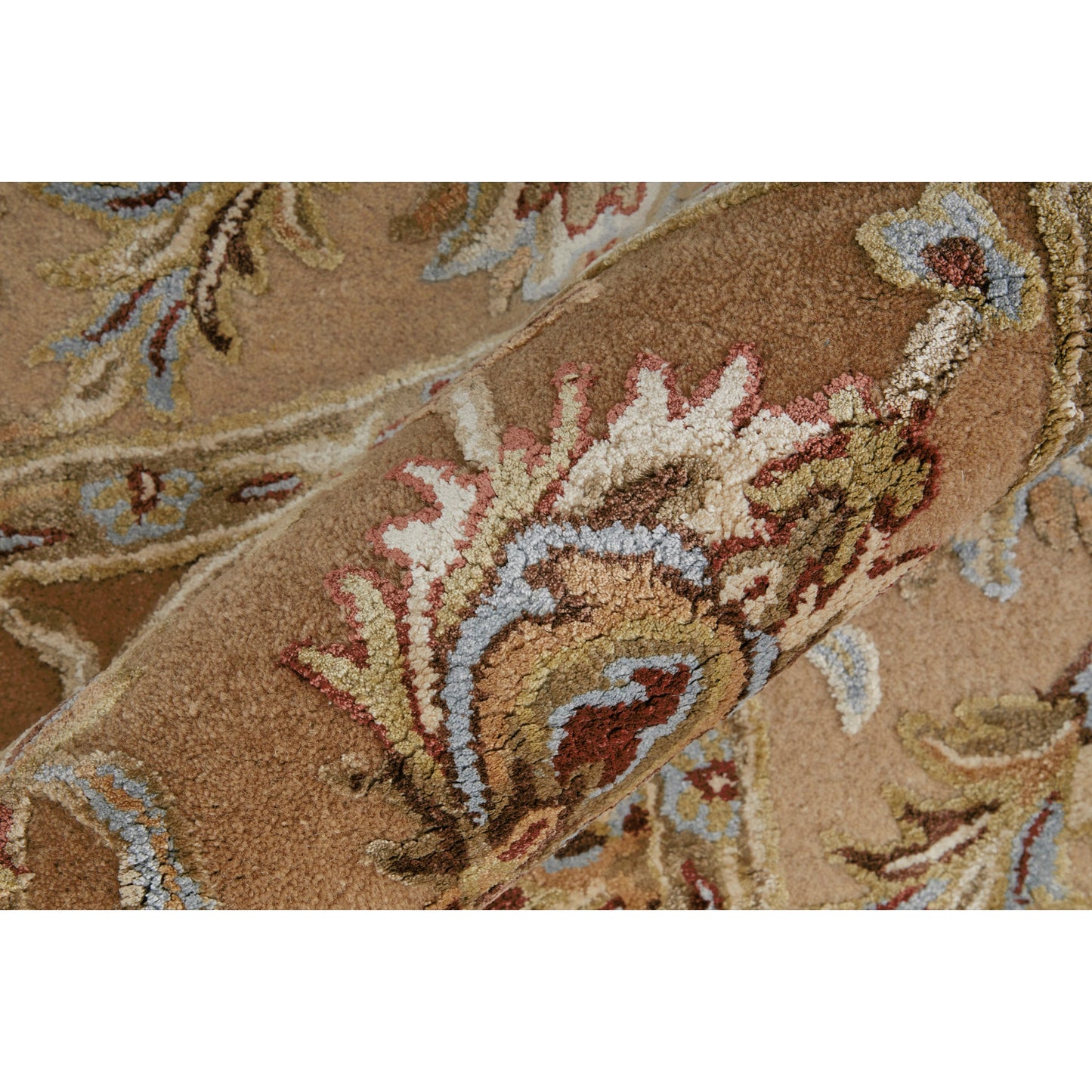 005 SI-2130017,SI-2130018 | Closeup | Prescott Traditional & Botanical Rug - 8939F by Feizy. Made from viscose, wool in a unique style.