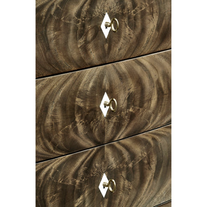 Buckingham Bleached Mahogany Chest of Drawers by Jonathan Charles in brown and bleached mahogany. Made from mahogany in a transitional style.