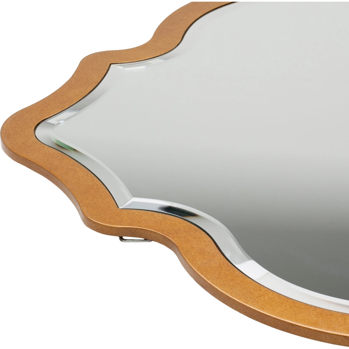 001 SI-1889059 | Closeup | Quatrefoil - 29211 by Surya in gold and antiqued. Made from manufactured wood in a traditional style.