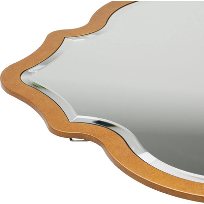 Quatrefoil - 29211 by Surya in gold and antiqued. Made from manufactured wood in a traditional style.