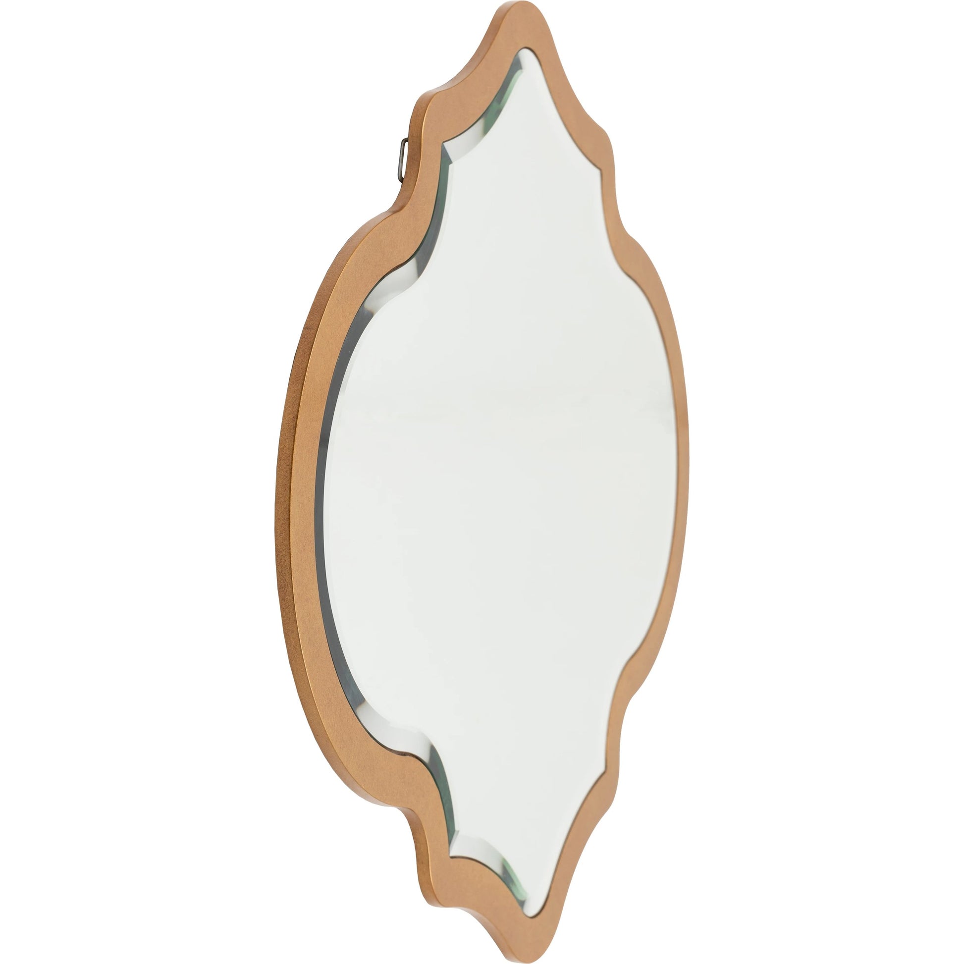 Quatrefoil - 29211 by Surya in gold and antiqued. Made from manufactured wood in a traditional style.