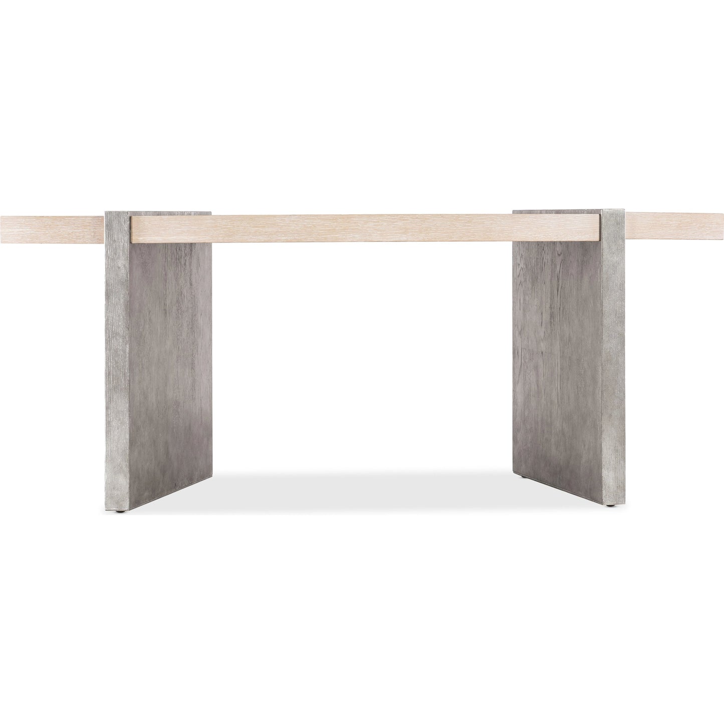 003 SI-2133589 | Additional Silo | Melange Selleck Writing Desk by Hooker Furniture in light wood, silver. Made from oak veneers with silver leaf in a modern style.
