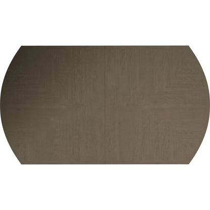 Cove Rectangular Dining Table by A.R.T. Furniture in grey and mica. Made from rubberwood solids, primavera veneer, metal in a traditional style.